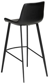 Sedia da bar in similpelle nera DAN-FORM Danimarca , altezza 101 cm Hype - DAN-FORM Denmark
