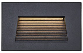 Lampada da Parete da Incasso Moderna Nera 11,5 cm incl. LED IP65 - Trem