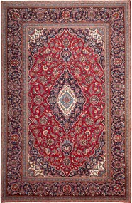 Kashan Tappeto 200 x 290 Rosso (Iran) Annodato A Mano
