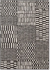 Tappeto da interno/esterno nero/color crema 160x230 cm Haringey Barkham – Ted Baker