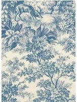 Little Greene Carta da parati Stag Toile - Juniper