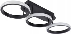 Plafoniera LED dimmerabile LED/30W/230V 3000-6500K nero Wi-Fi Tuya + telecomando