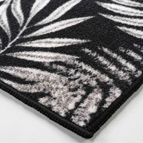 Tappeto nero lavabile 40x60 cm Amber – douceur d'intérieur