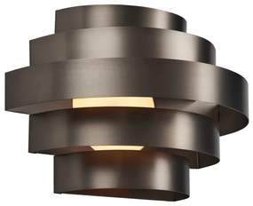 Lampada da parete moderna color canna di fucile con LED dimmerabile a 3 livelli - Lines