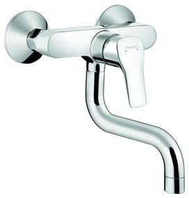 Rubinetto da cucina My Sport orizzontale argento,  cromato HANSGROHE