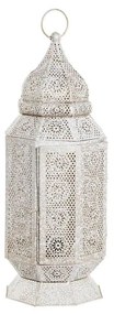 Lampada da tavolo DKD Home Decor Dorato Metallo Bianco 220 V 50 W Arabo (17 x 17 x 46 cm)