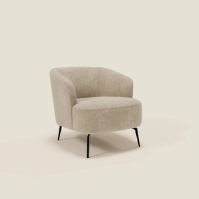 Renoa Poltroncina dall'eleganza moderna in tessuto smacchiabile T24 beige