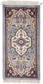 Agra Tappeto orientale 30 x 60 (Indian) Annodato A Mano