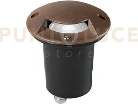 Faro carrabile a incasso hummer bronzo 1 luce attacco gu10 ip67 10,...