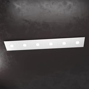 Applique Moderna Eccentric Metallo Grigio 6 Luci Gx53