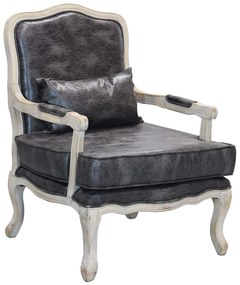 GAZZ - poltrona vintage in ecopelle