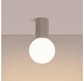 Sollux SL.1743 - Plafoniera da bagno HALO 1xG9/8W/230V IP44 beige