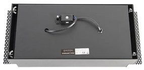 Set di 6 faretti da incasso neri AR111 orientabili e inclinabili senza bordi 2 luci - Oneon