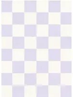 Rebel Walls Carta da parati panoramica Chess - Lilac