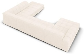 Divano angolare crema (angolo destro a forma di U) Chicago - Cosmopolitan Design