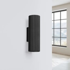 Sollux SL.1649 - Applique KARBON 2xGU10/10W/230V nero