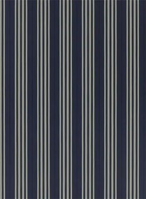 Tapete Palatine Stripe von Ralph Lauren - Midnight