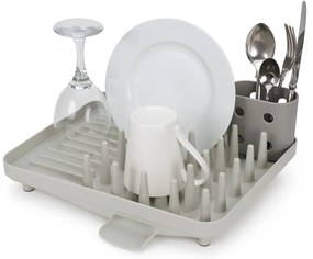 Vassoio di raccolta in plastica grigio chiaro 33,5x31,5 cm Duo - Joseph Joseph