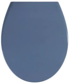 WENKO 22403100-WC sedile WC SAMOS 44,5x37,5 cm blu/argento