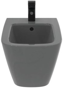 Bidet sospeso grigio lucido i.life b IDEAL STANDARD L 35.5 x H 30 x P 54 cm