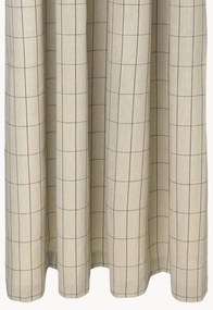 Tenda da doccia in cotone organico Chambray, idrorepellente