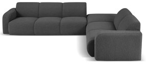 Divano angolare grigio scuro in tessuto bouclé (angolo destro) Molino - Micadoni Home