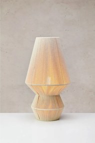 Lampada da tavolo di colore naturale con paralume in tessuto (altezza totale 54 cm) Razzo – Markslöjd