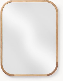 Specchio da parete con cornice in legno di quercia Levan