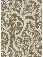 Josephine Munsey Carta da parati Stitched Birds - Brown