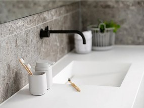 Dispenser di sapone in cemento grigio chiaro Time - Zone