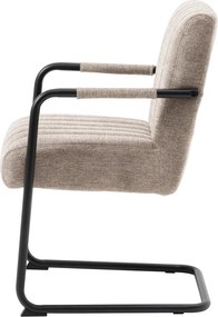 Sedia da pranzo beige Trout - Unique Furniture