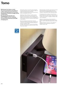 Redo 01-1807 - Applique a LED TOMO 1xE27/42W/230V+1xLED/3W