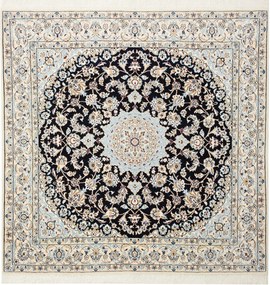 Nain Tappeto 150 x 150 (Iran) Annodato A Mano