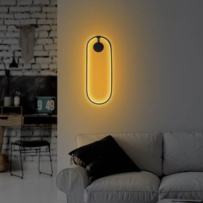 Lampada da parete a LED nera Can - Opviq lights