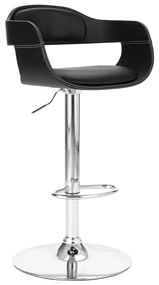Sgabello Da Bar Nero İn Similpelle /