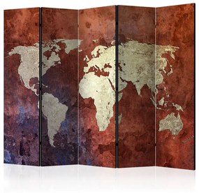 Paravento  Iron continents II [Room Dividers]  Colore ---, Dimensioni e Misure 225x172