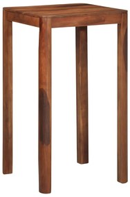 Tavolo Da Bar 60x60x107 Cm İn Legno Massello Di Acacia /