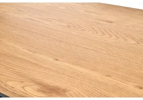 Tavolino ARTIGA 45x105 cm nero/beige