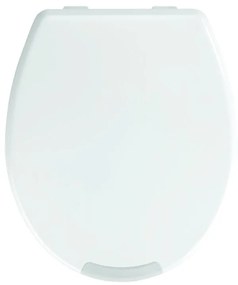 Copriwater Secura Comfort ovale universale WENKO con chiusura rallentata sganciabile in duroplast bianco
