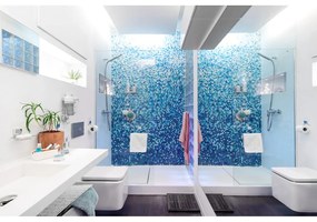 Supporto autoadesivo in acciaio cromato per carta igienica Bestlock Magic Bath - Compactor