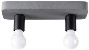 Sollux  SL.1157 - Faretto TAVO 2xE27/15W/230V calcestruzzo