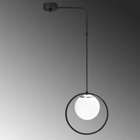 Apparecchio a sospensione in metallo nero Opviq luci Elpidas - Opviq lights