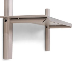 Mensola grigio tortora in metallo 60 cm Hola – Spinder Design