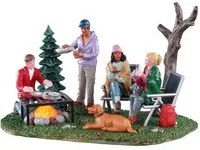 Camping couples Lemax decorazione Natale