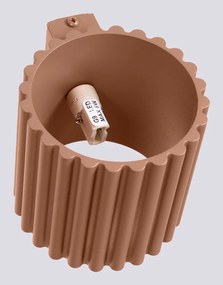 Lampada da parete marrone chiaro ø 10 cm Zora – Sollux