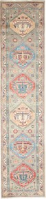 Kazak Tappeto orientale 360x90 Grigio (Pakistan) Annodato A Mano
