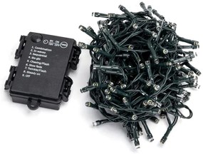 Aigostar - Catena LED natalizia da esterno 200xLED/8 funzioni 10,3m IP44 bianco freddo