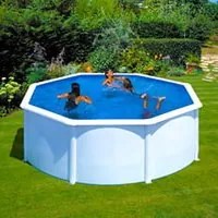 Piscina fuori terra GRE in acciaio Rotonda 300x1,20 FIDJI KIT300ECO