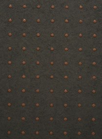 Arte International Carta da parati Dots - 31035 - Deeply Dark Natural Umber
