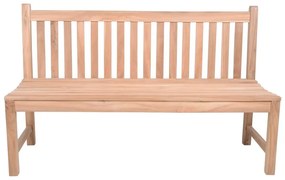 Panca da giardino di colore naturale in legno massiccio Solo – Garden Pleasure